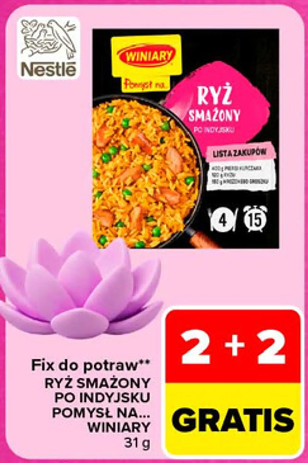 Fix do potraw Ryż smażony po indyjsku Pomysł Na... Winiary
