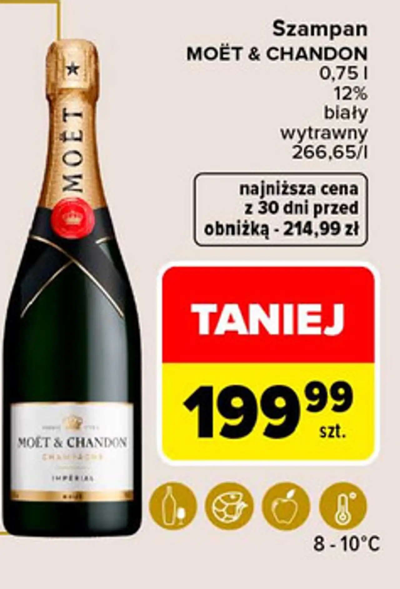 Szampan MOËT & CHANDON 0,75 l