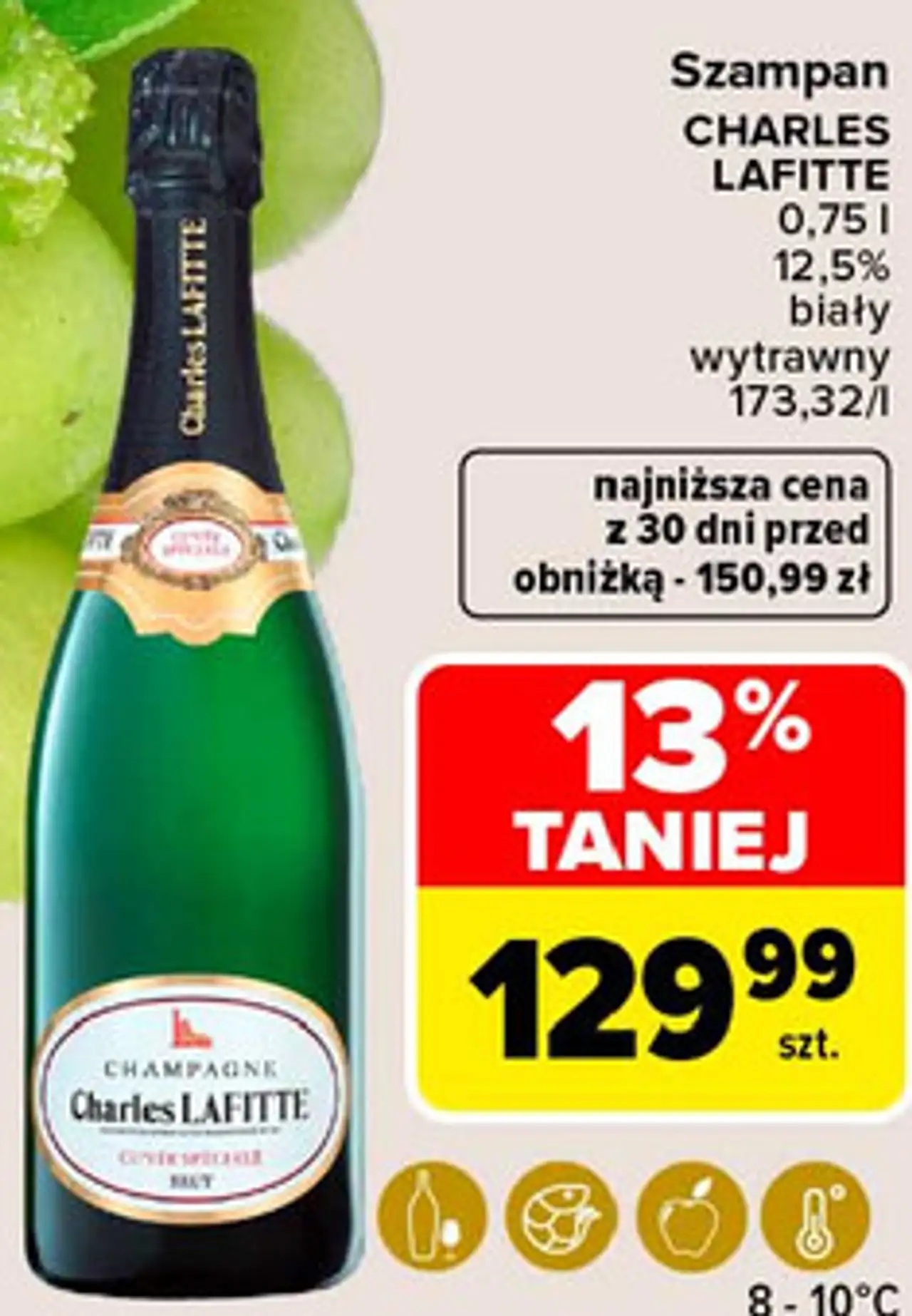 Szampan CHARLES LAFITTE 0,75 l