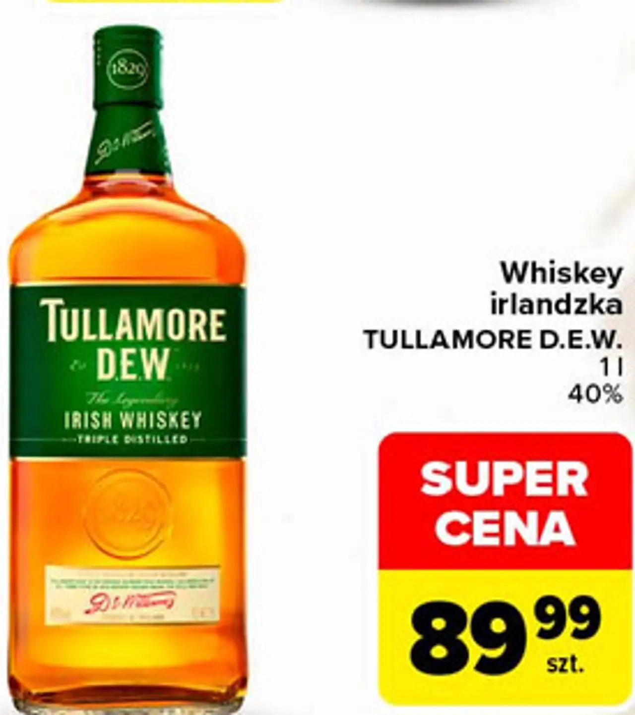 Whiskey irlandzka Tullamore D.E.W.