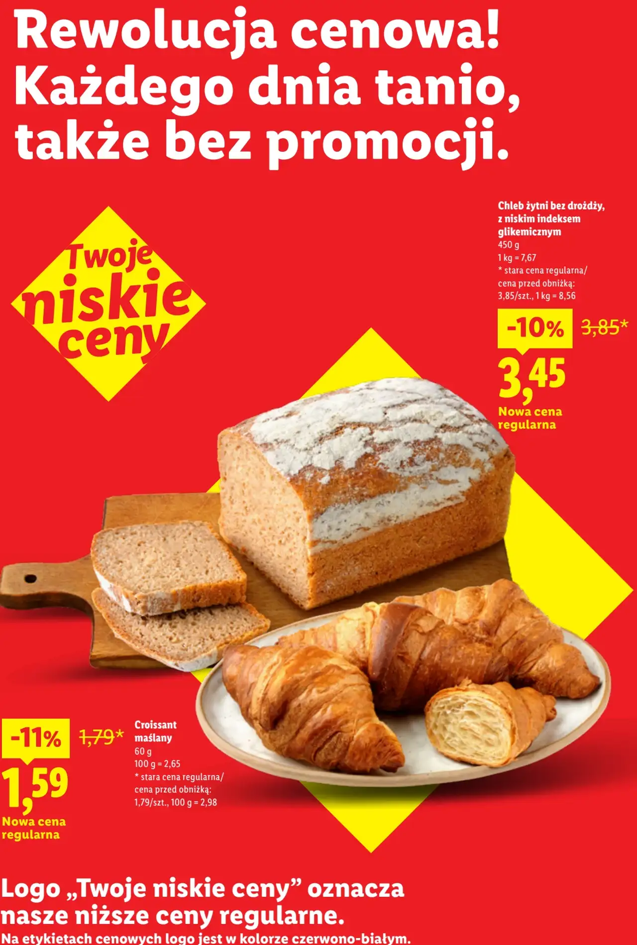 Chleb żytni bez drożdży, z niskim indeksem glikemicznym