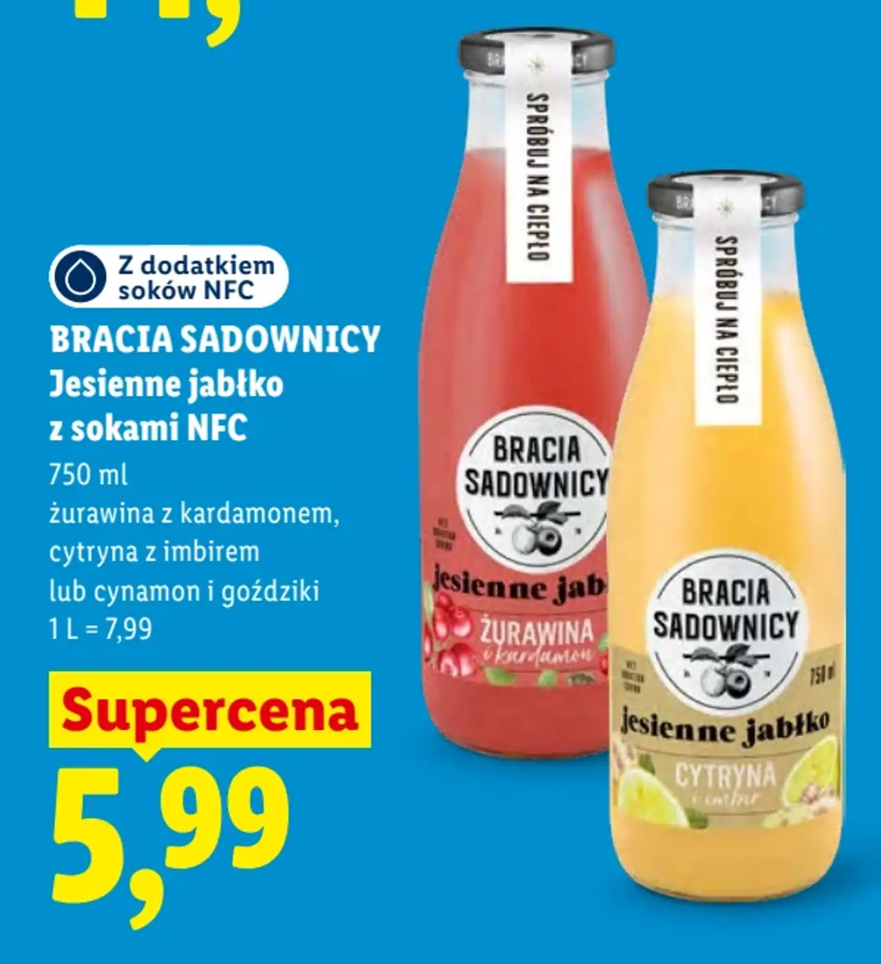BRACIA SADOWNICY Jesienne jabłko z sokami NFC