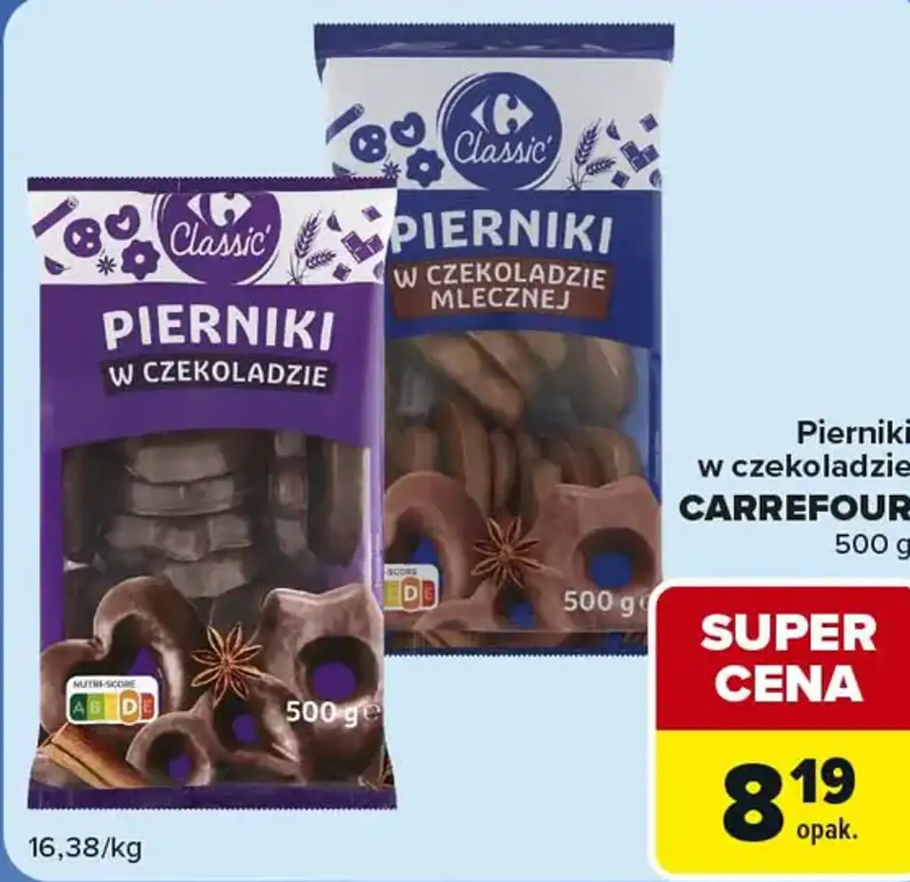 Pierniki w czekoladzie CARREFOUR