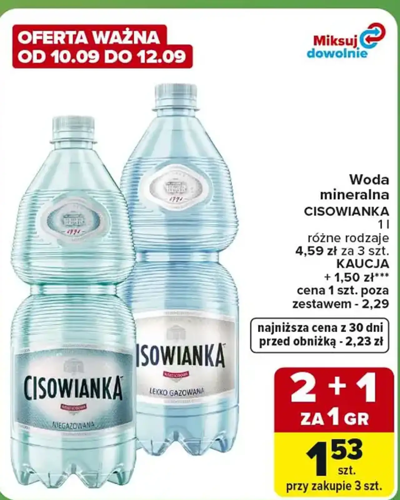 Woda mineralna Cisowianka