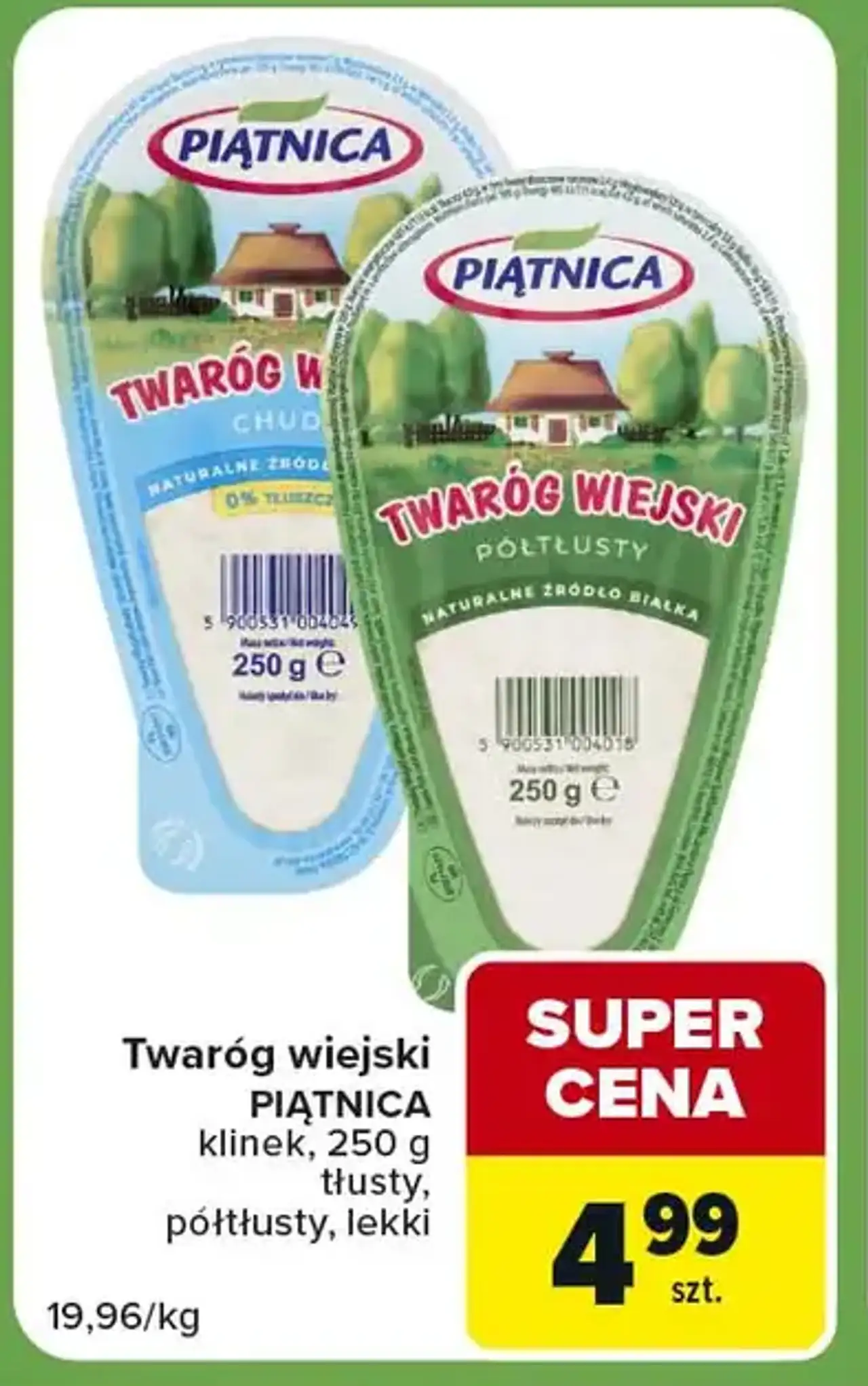 Twaróg wiejski Piątnica