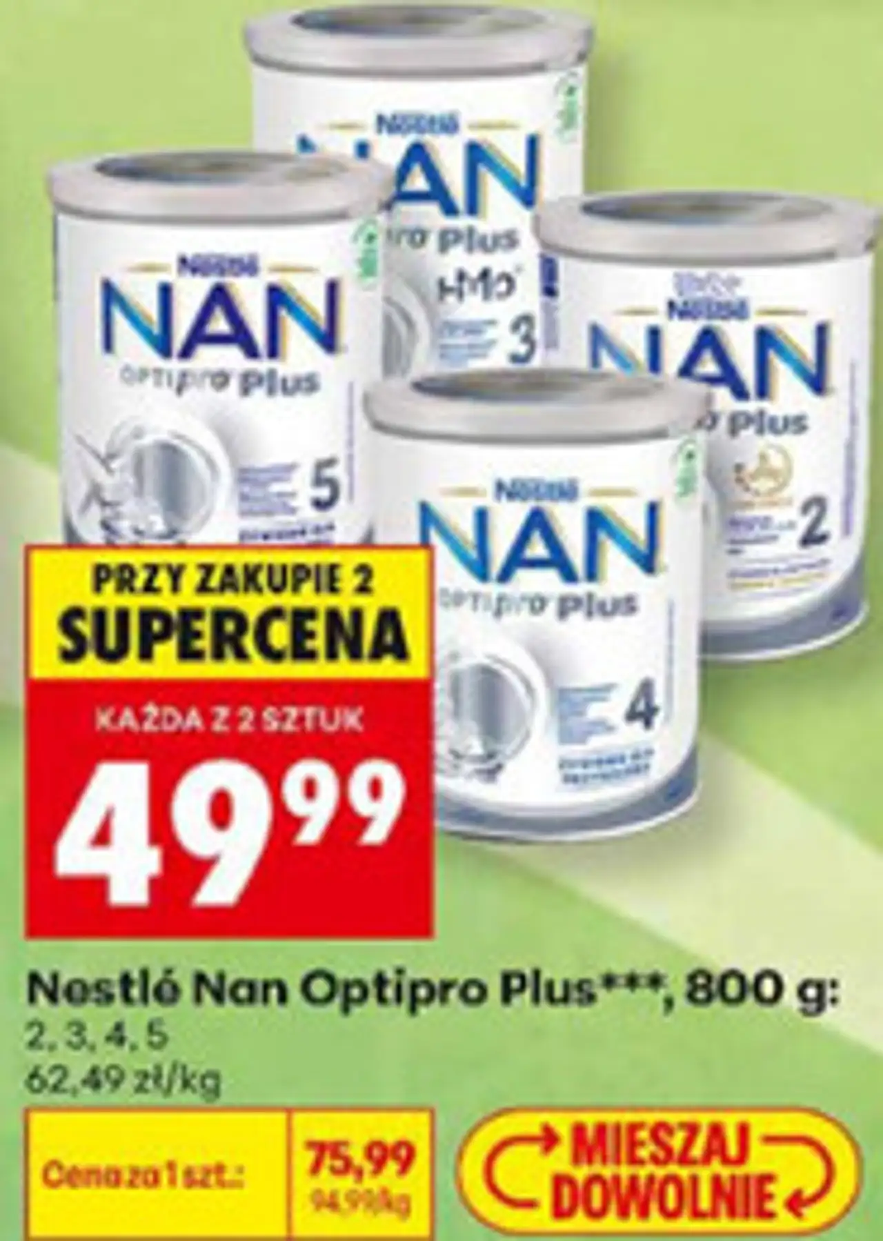 Nestlé Nan Optipro Plus 2, 3, 4, 5