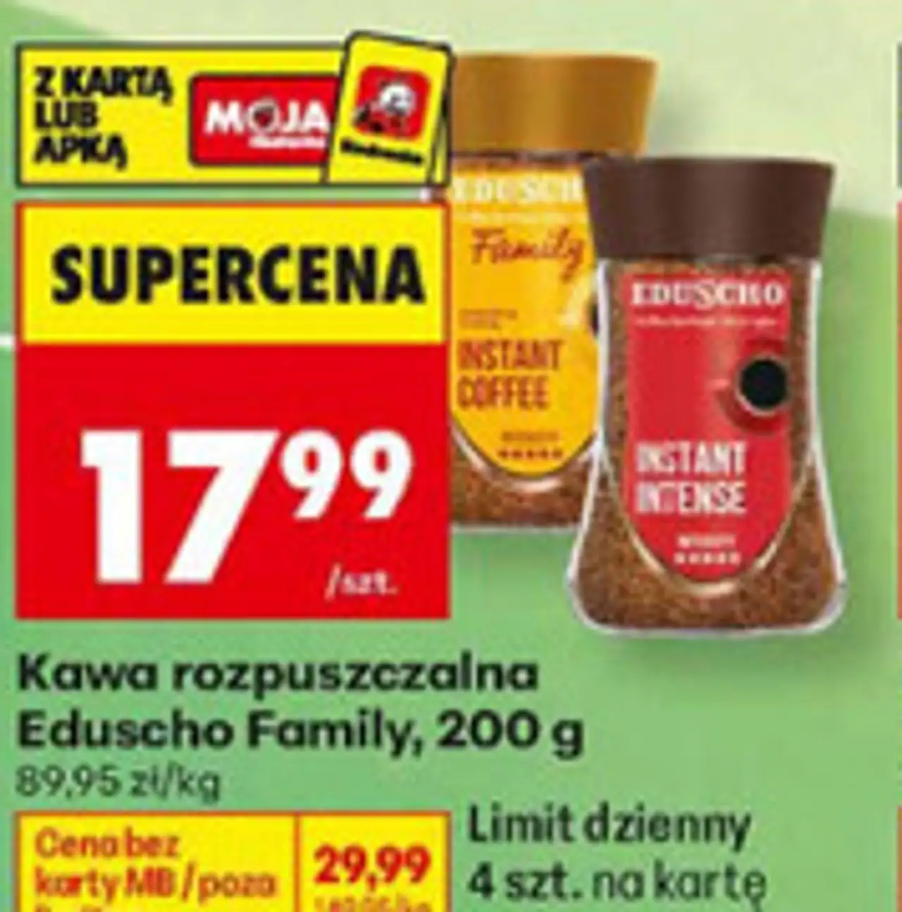 Kawa rozpuszczalna Eduscho Family, 200 g