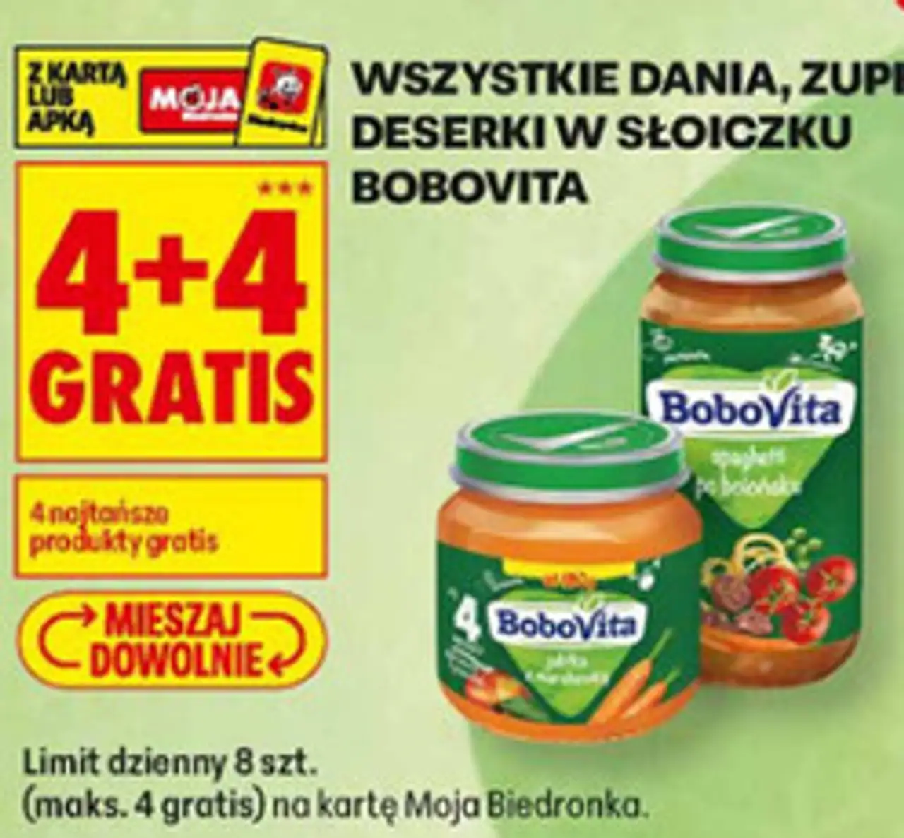 Dania, zupki, deserki w słoiczku BoboVita