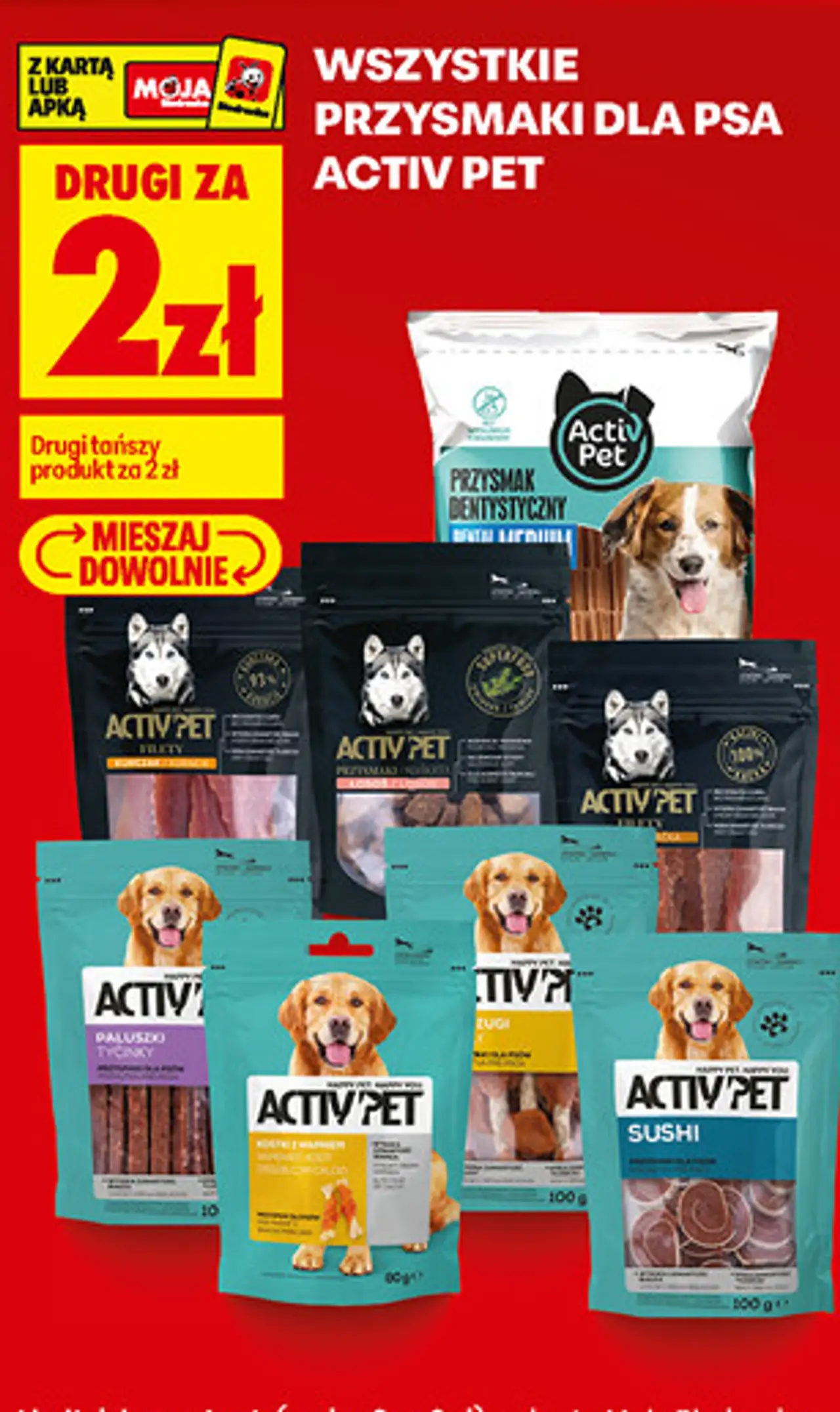 Wszystkie przysmaki dla psa Activ Pet