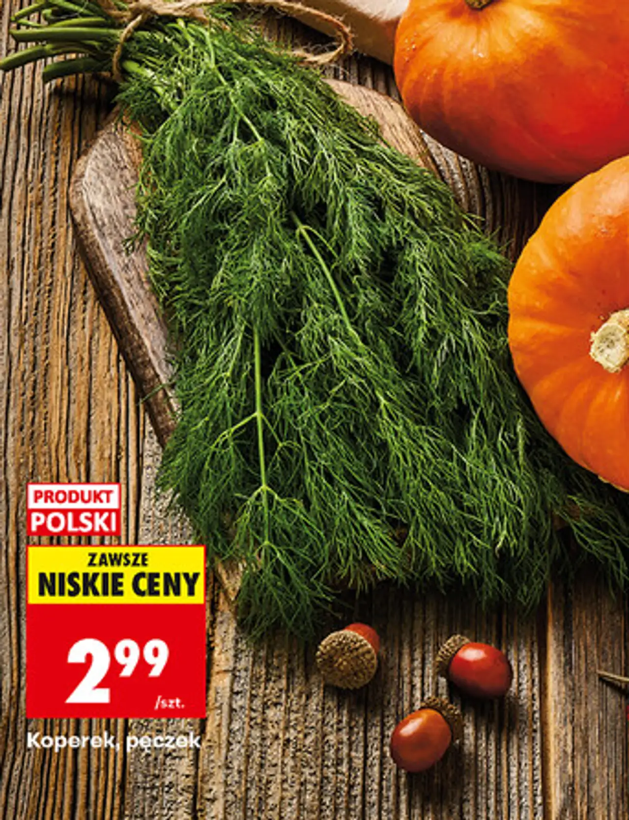 Koperek, pęczek