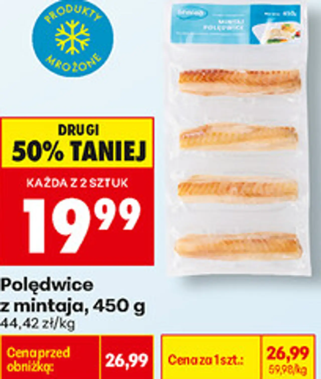 Polędwice z mintaja Marinero, 450 g