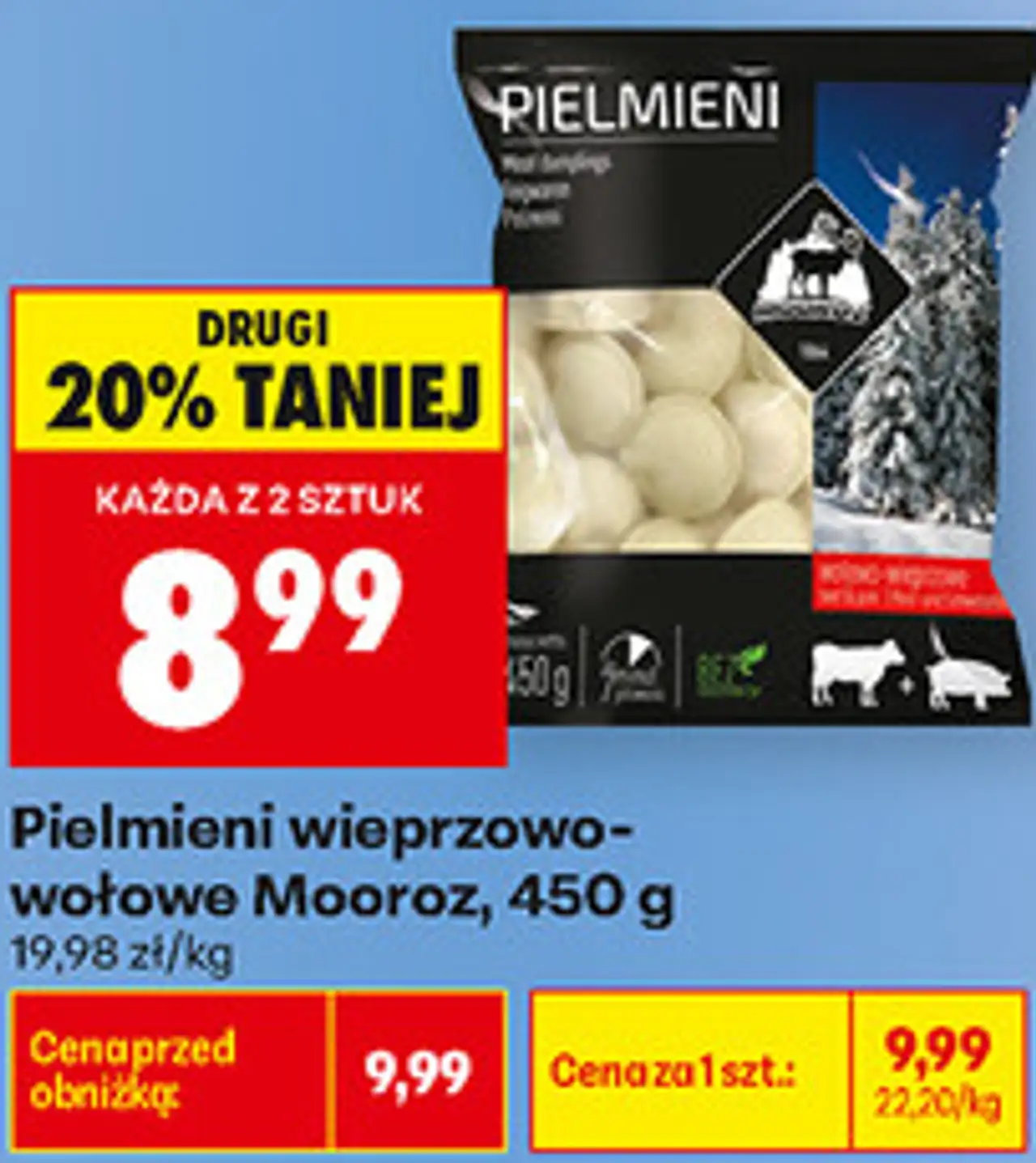 Pielmieni wieprzowo-wołowe Mooroz