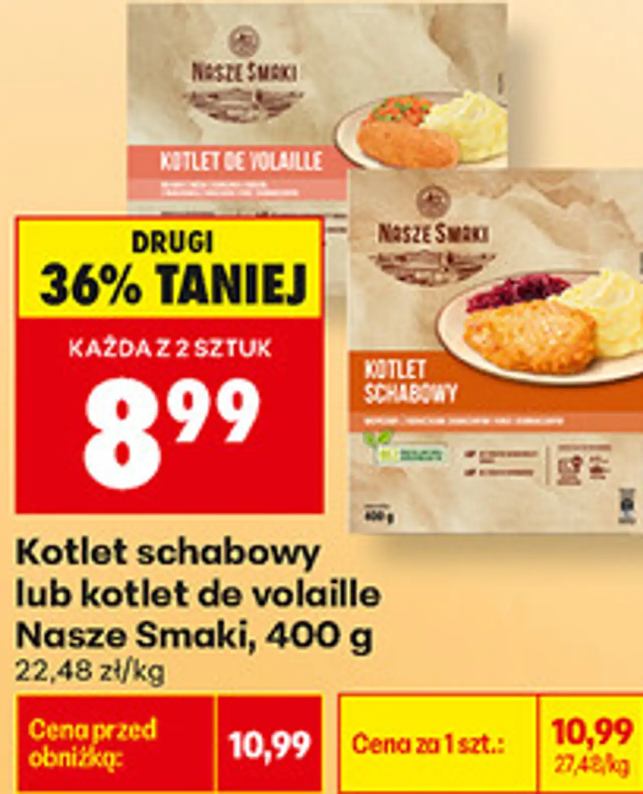 Kotlet schabowy lub kotlet de volaille Nasze Smaki