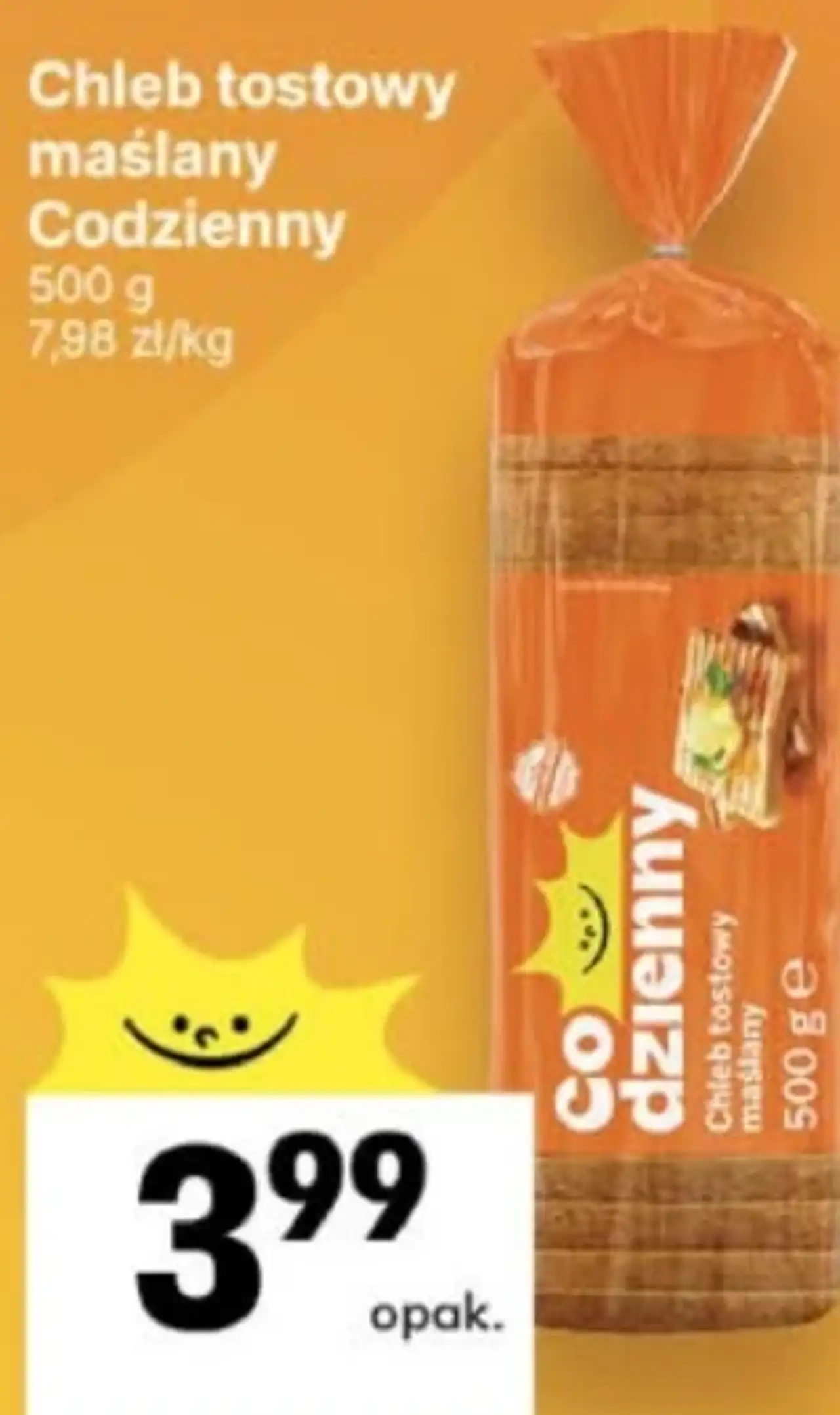 Chleb tostowy maślany Codzienny