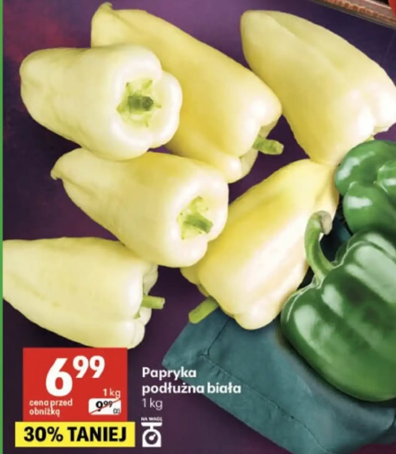 Papryka podłużna biała