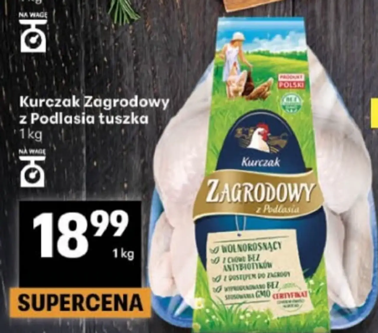 Kurczak Zagrodowy z Podlasia tuszka