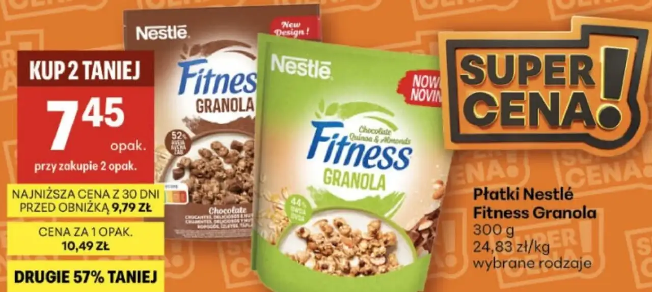Płatki Nestlé Fitness Granola