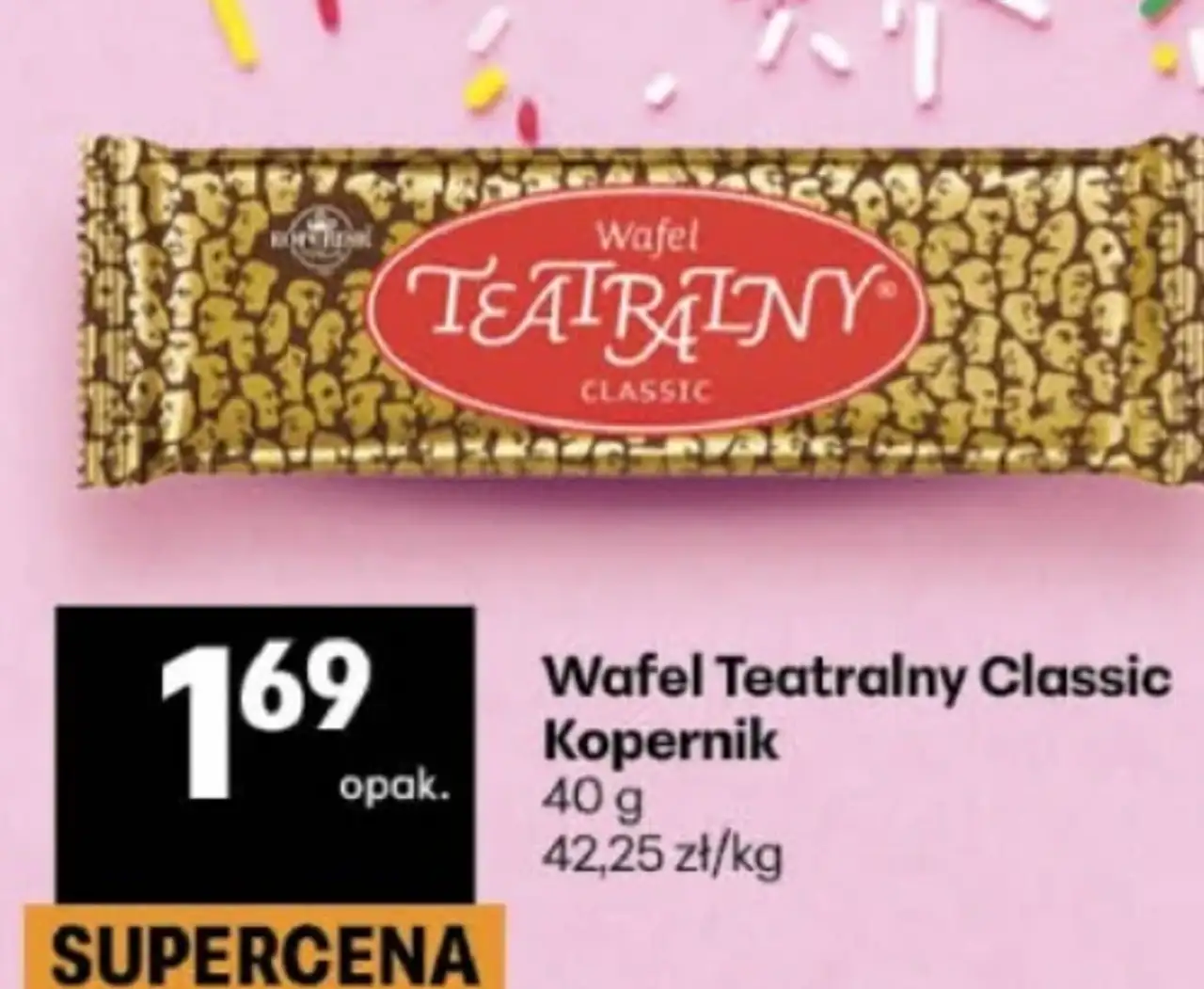 Wafel Teatralny Classic Kopernik