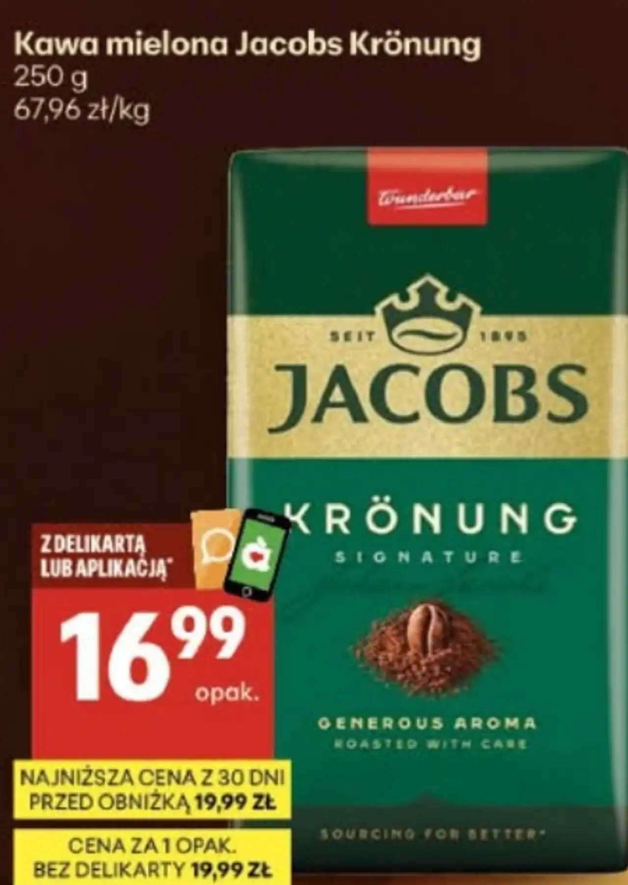 Kawa mielona Jacobs Krönung