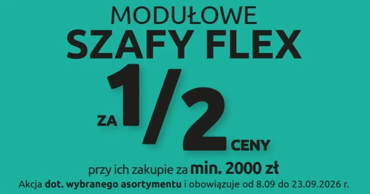 Modułowe szafy Flex