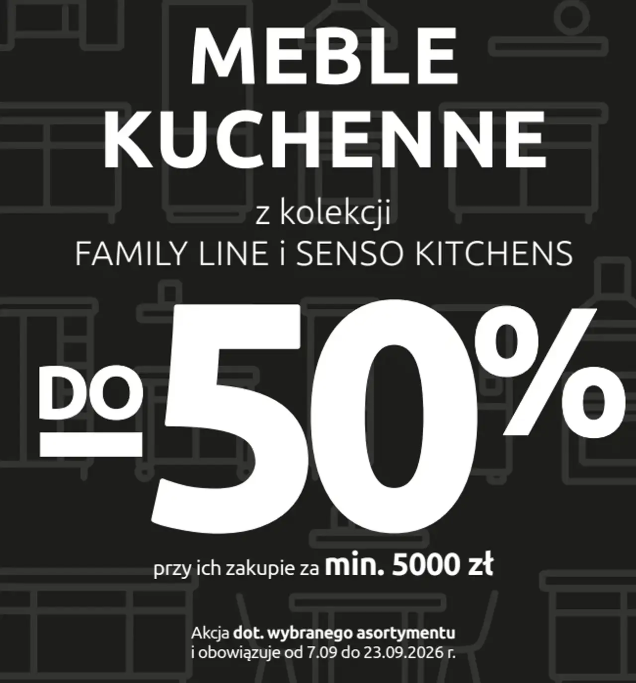 Meble kuchenne z kolekcji Family Line i Senso Kitchens
