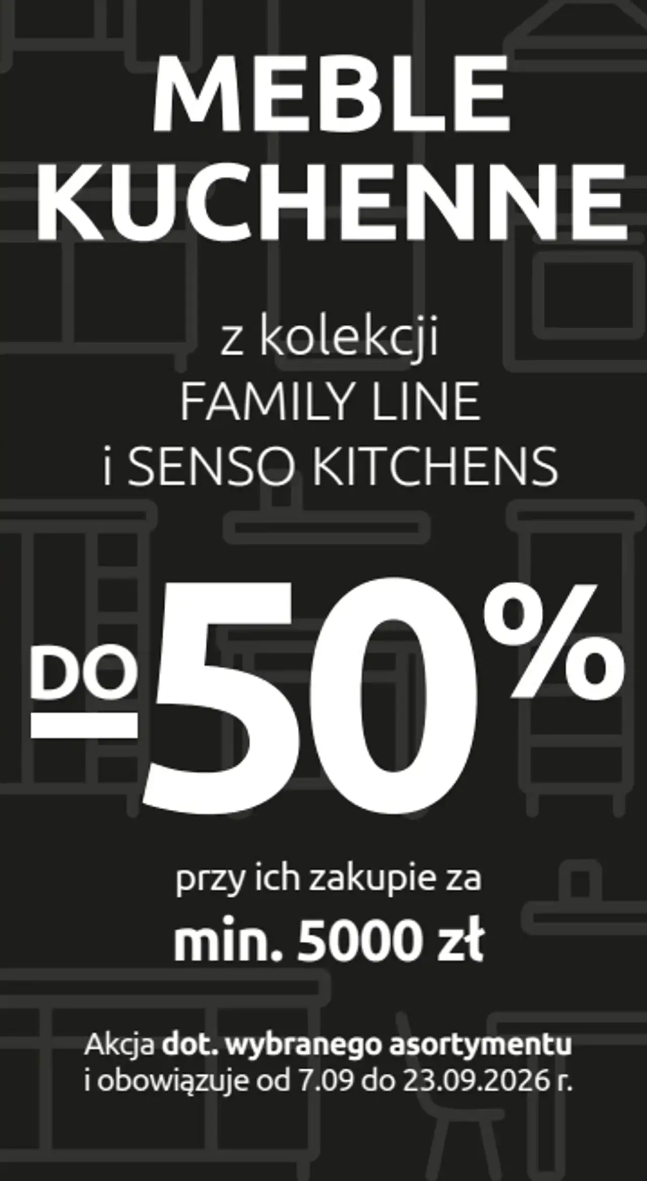 Meble kuchenne do -50%