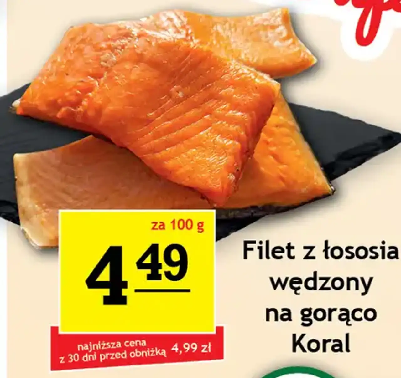 Filet z łososia wędzony na gorąco Koral