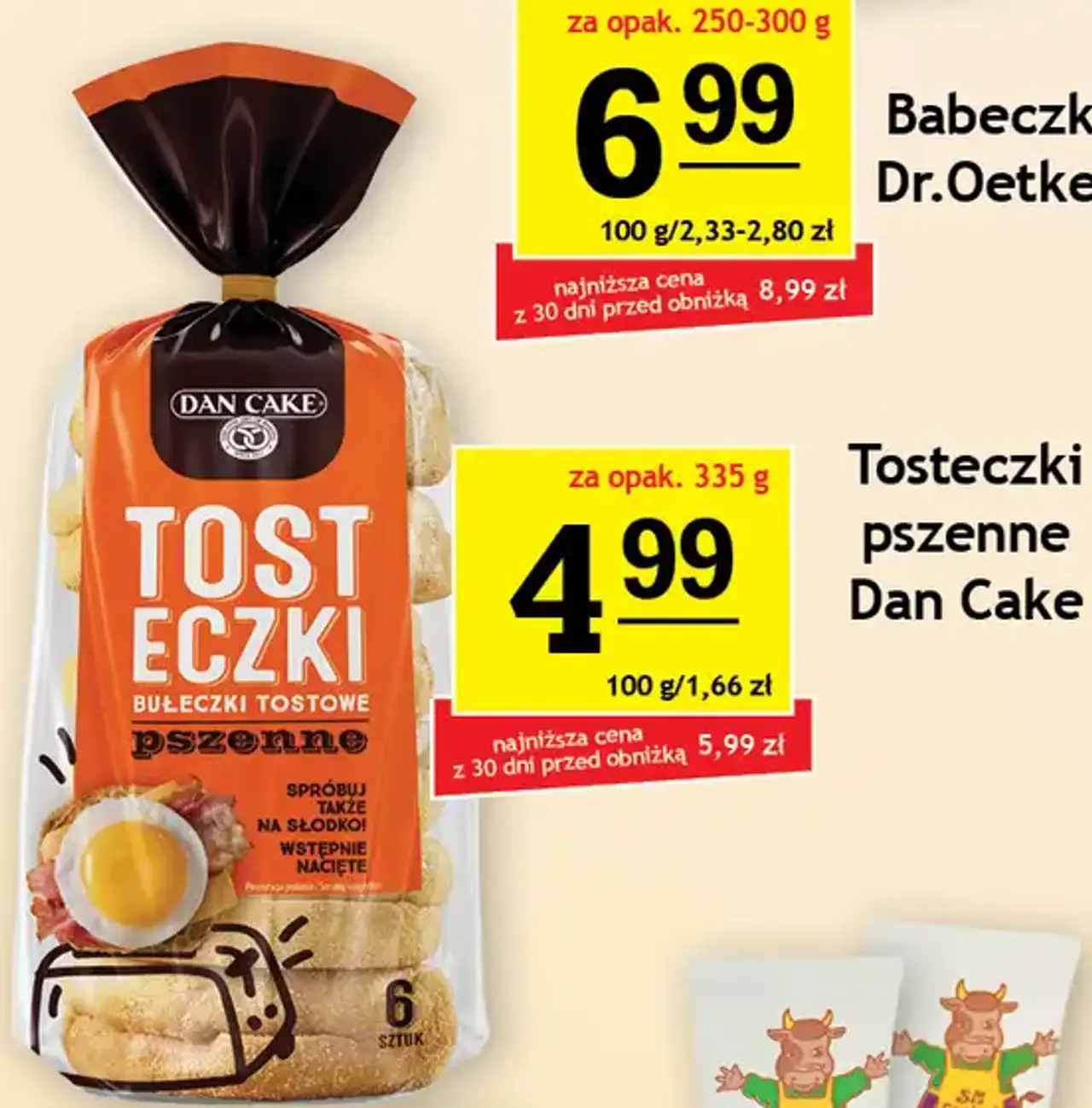 Tosteczki pszenne Dan Cake