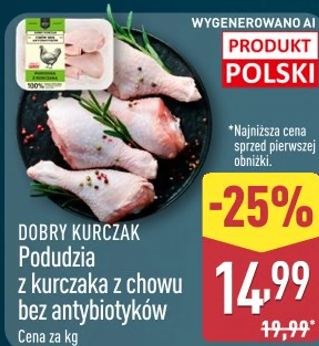 DOBRY KURCZAK Podudzia z kurczaka z chowu bez antybiotyków