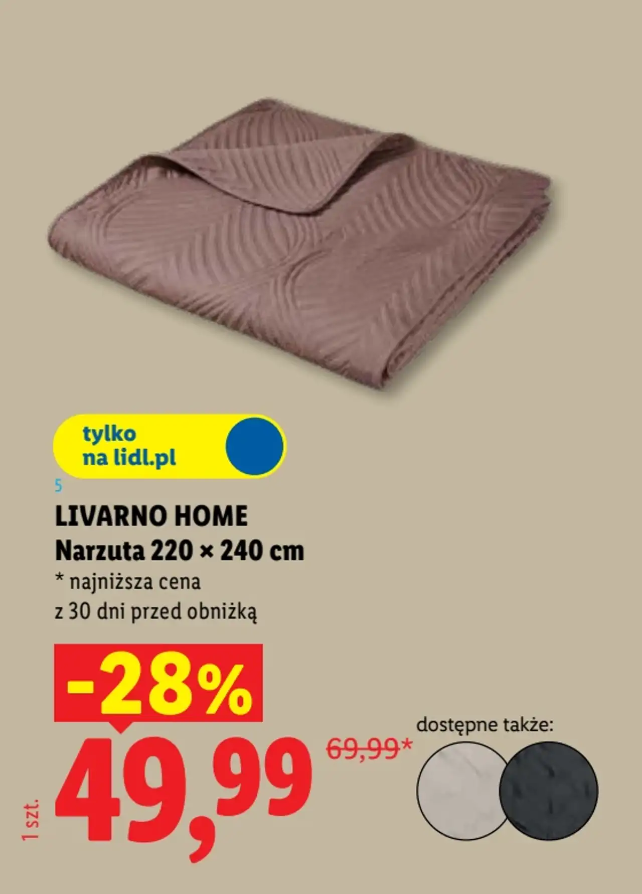 LIVARNO HOME Narzuta 220 × 240 cm
