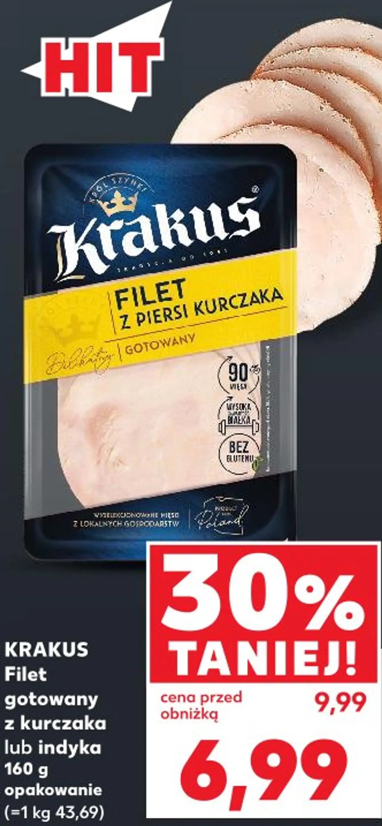Krakus Filet gotowany z kurczaka lub indyka