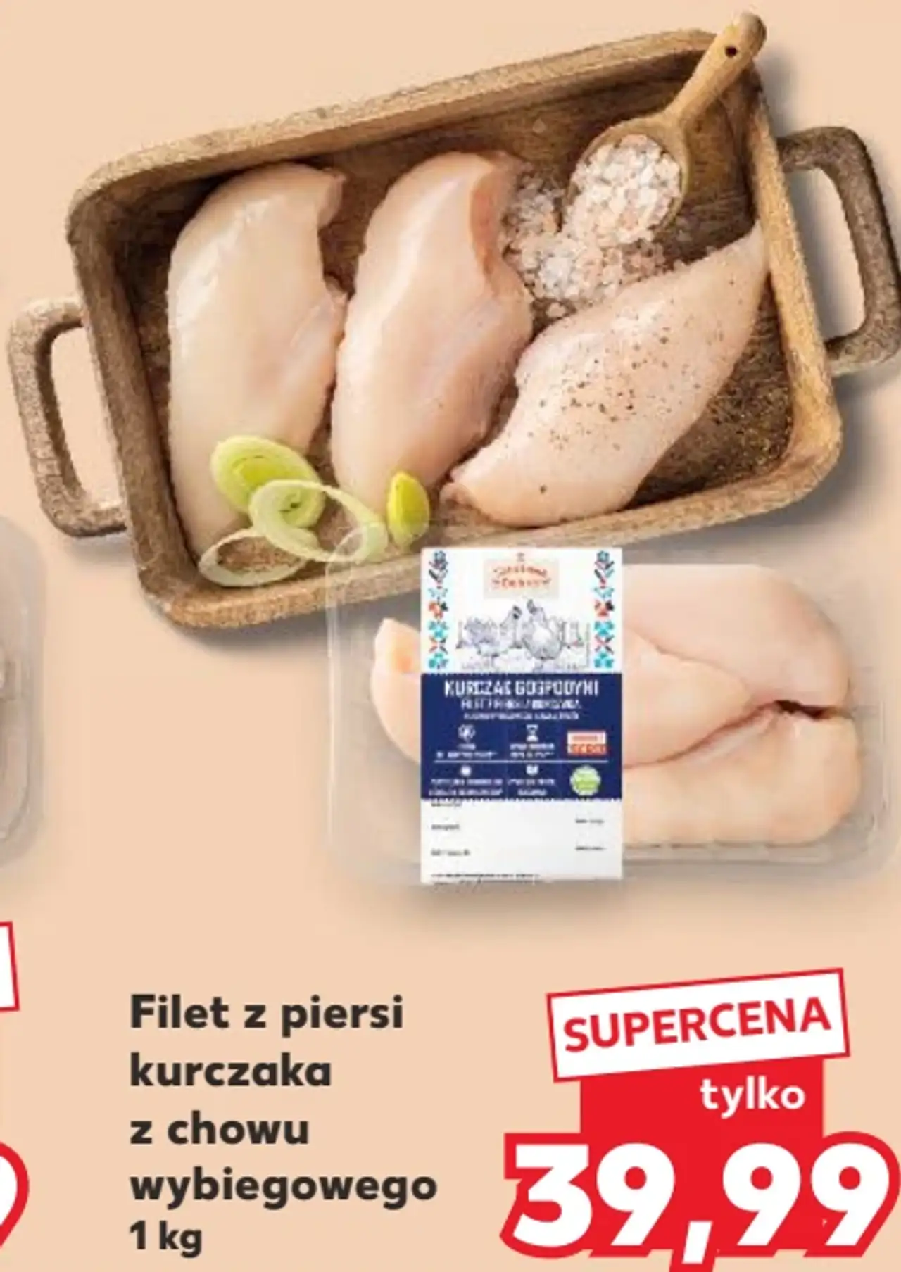 Filet z piersi kurczaka z chowu wybiegowego Kurczak Gospodyni