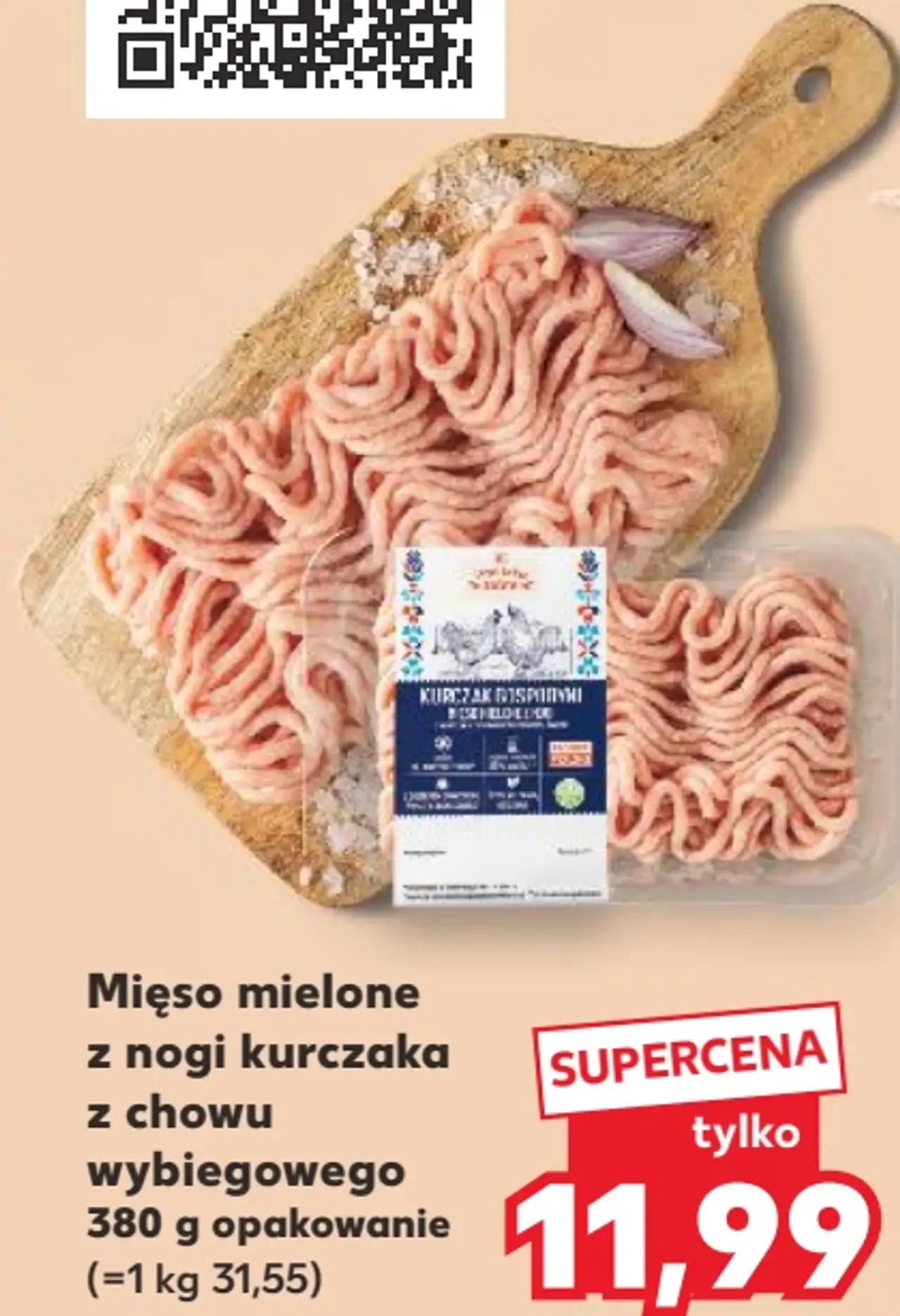 Mięso mielone z nogi kurczaka z chowu wybiegowego Kurczak Gospodyni