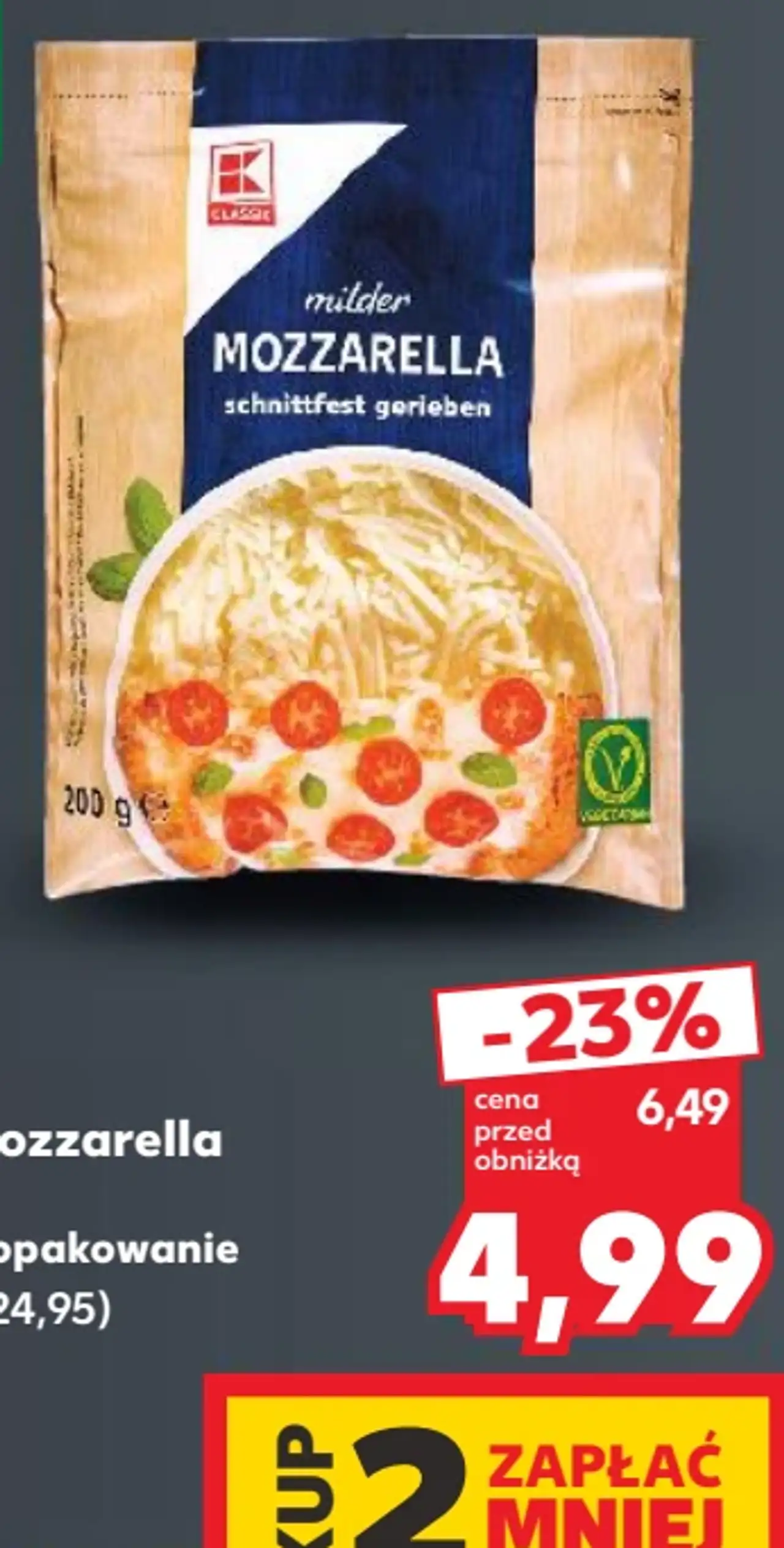 K-Classic Ser Mozzarella tarty