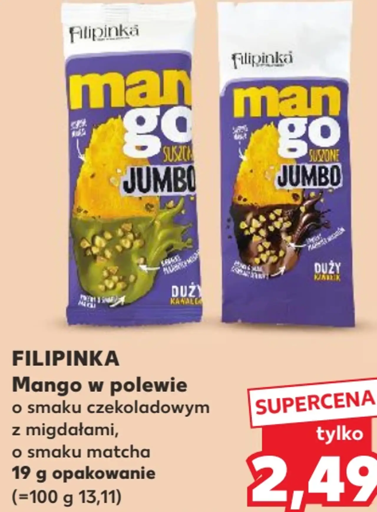 FILIPINKA Mango w polewie