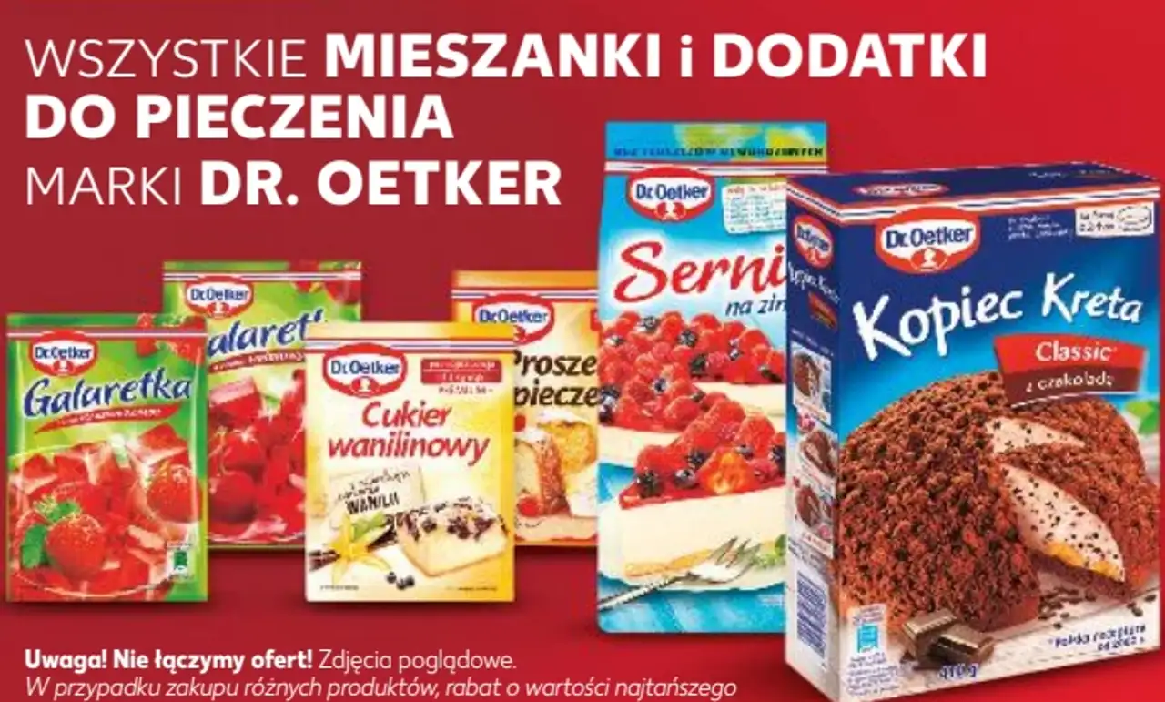 Mieszanki i dodatki do pieczenia Dr. Oetker