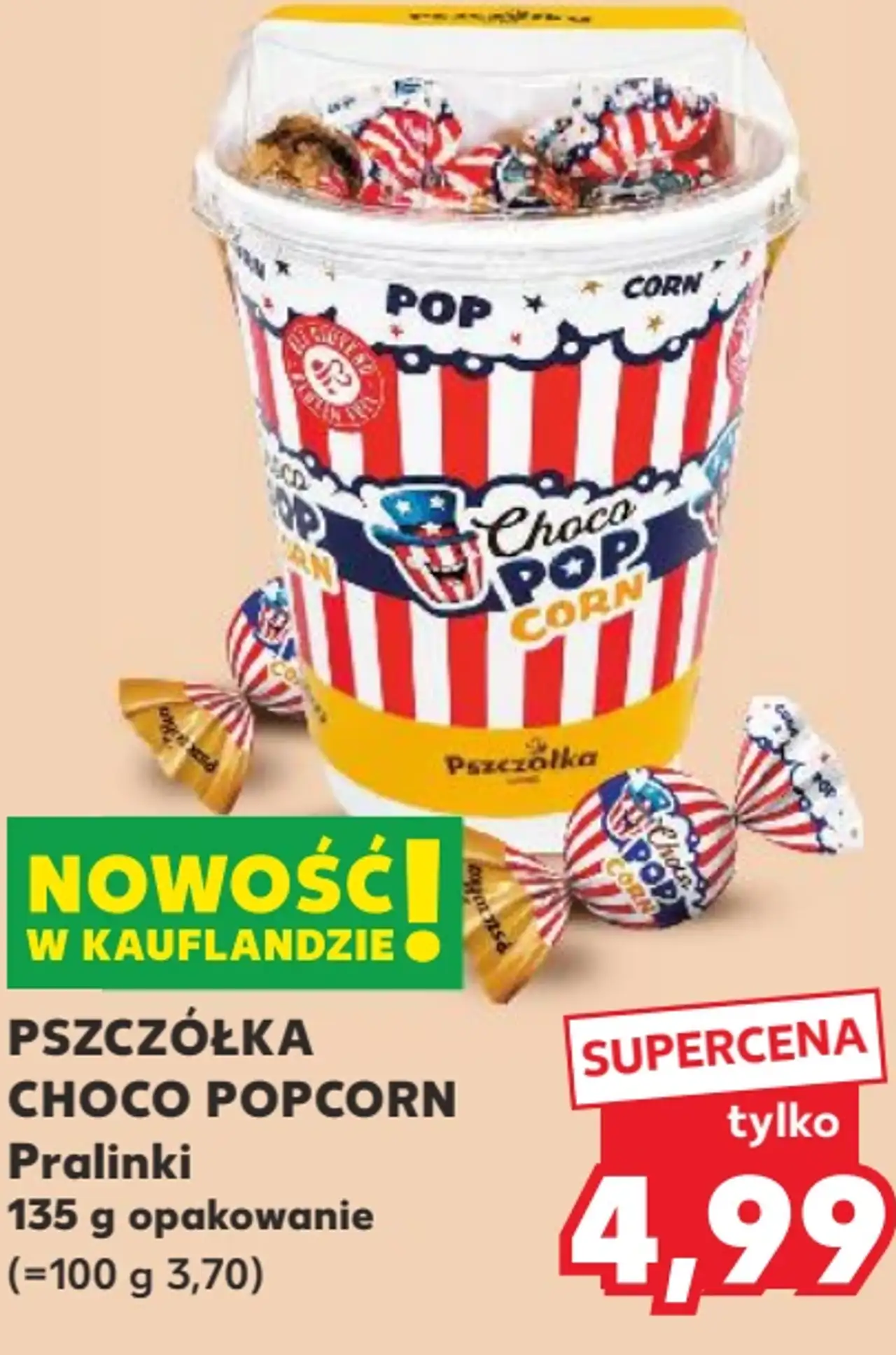 Pszczółka Choco Popcorn Pralinki
