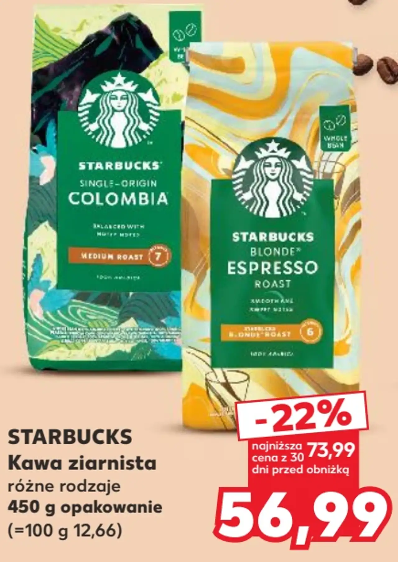 STARBUCKS Kawa ziarnista