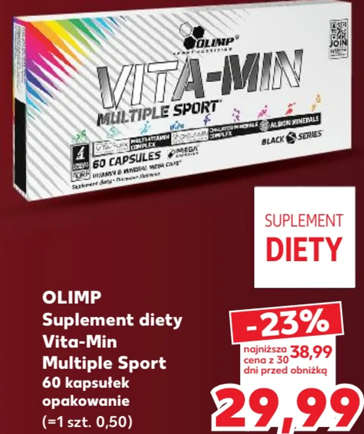 OLIMP Suplement diety Vita-Min Multiple Sport 60 kapsułek