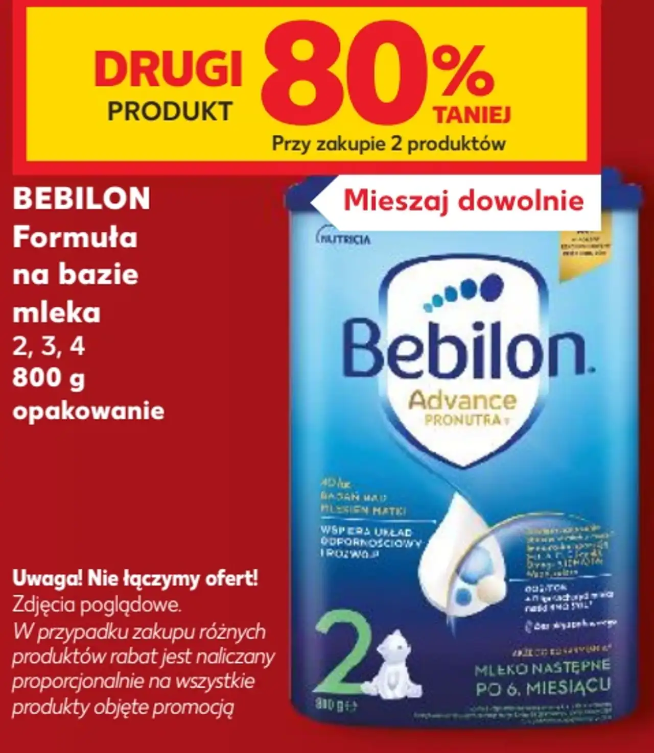 Bebilon Advance Formuła na bazie mleka