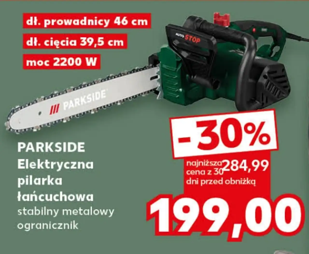 PARKSIDE Elektryczna pilarka łańcuchowa