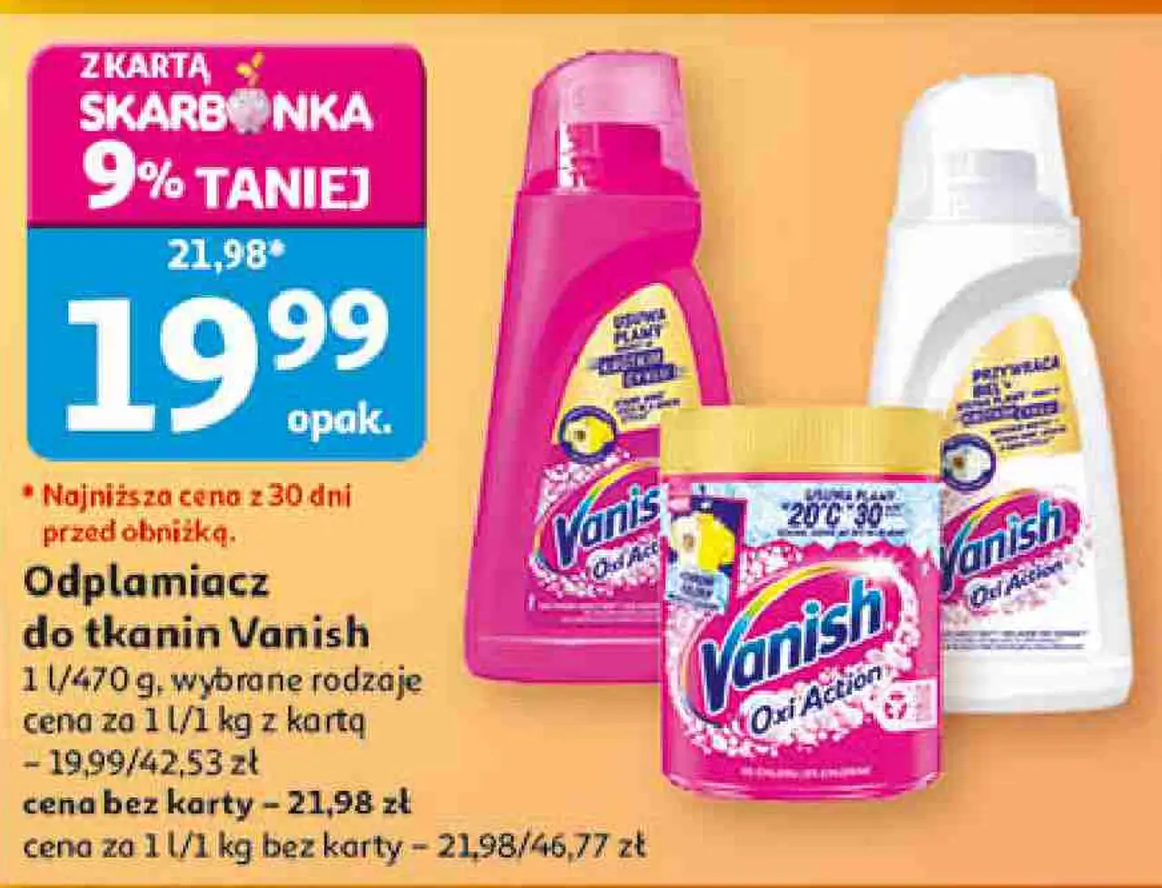 Odplamiacz do tkanin Vanish