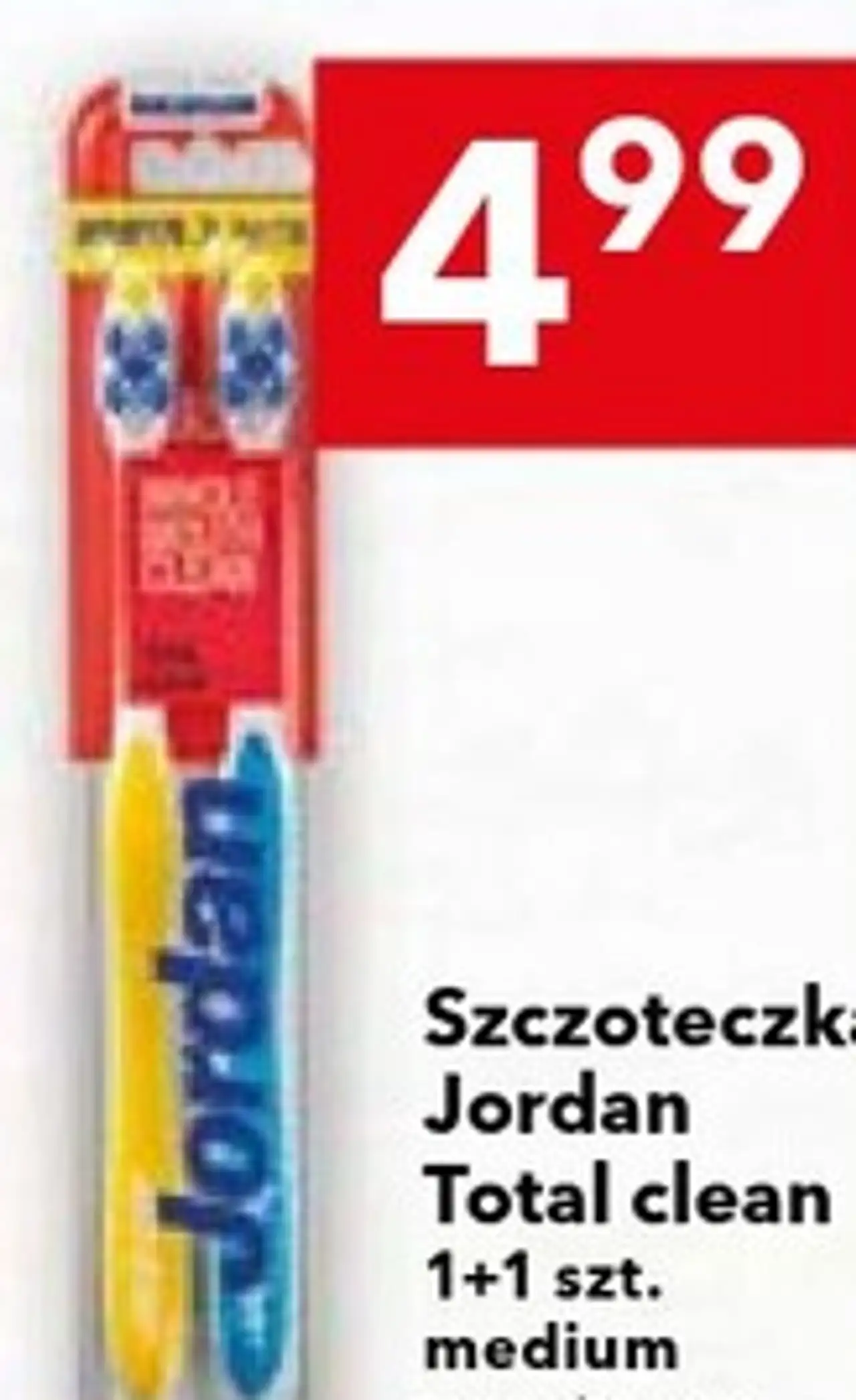 Szczoteczka Jordan Total clean