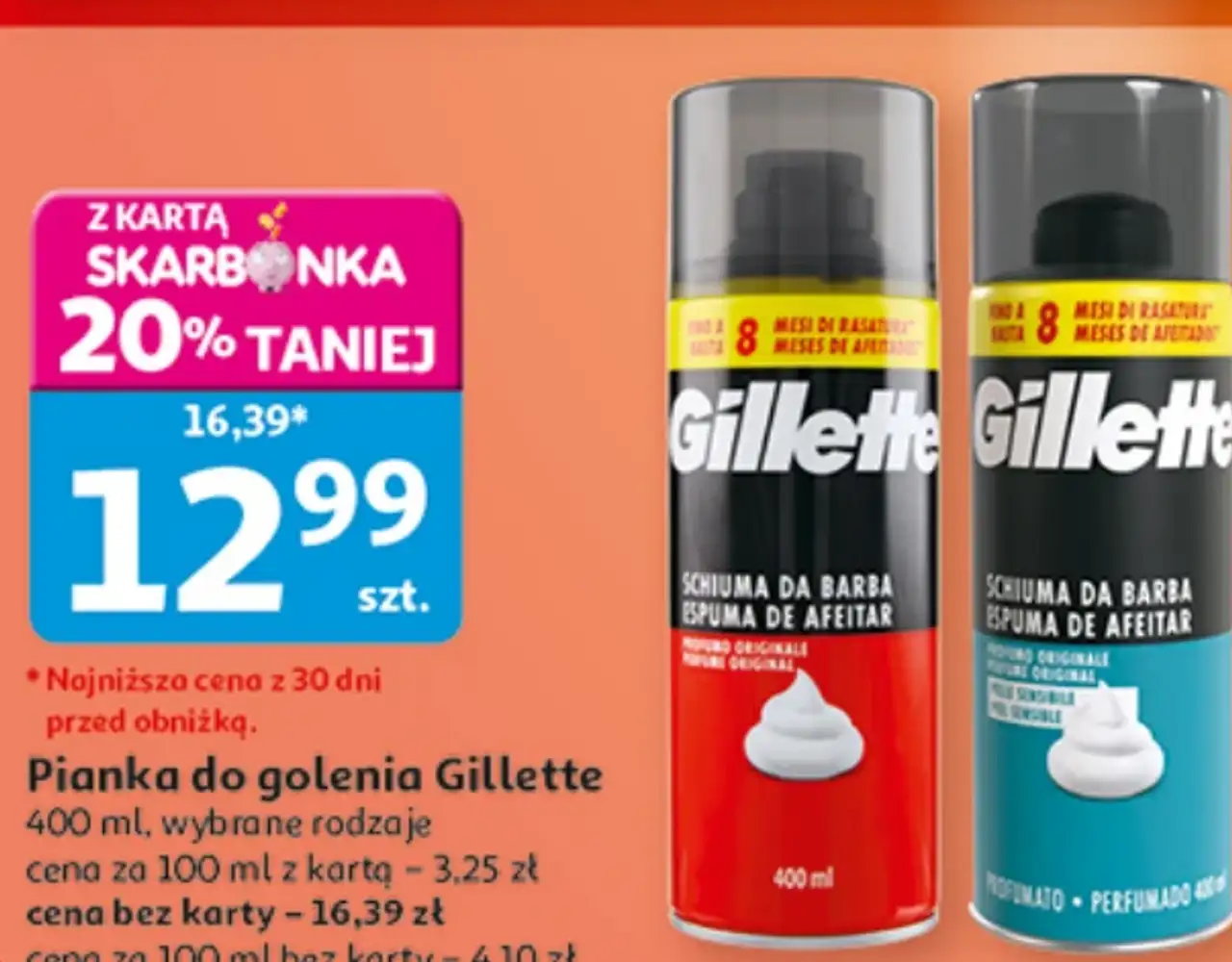 Pianka do golenia Gillette