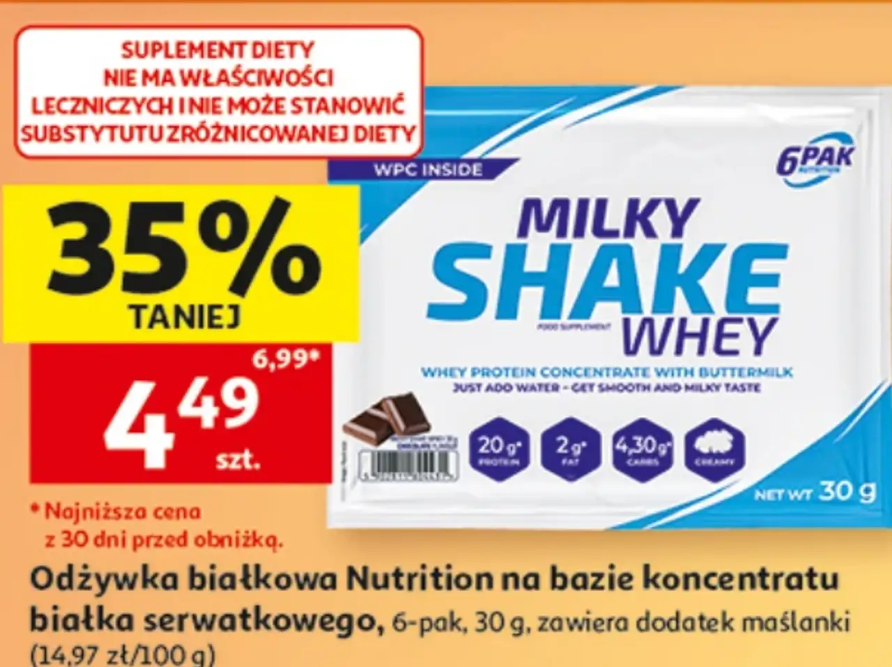 Odżywka białkowa Nutrition na bazie koncentratu białka serwatkowego