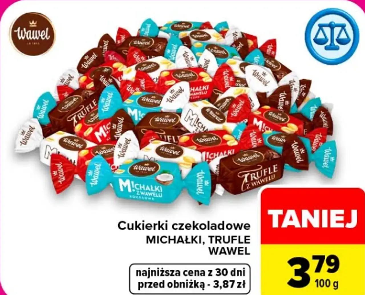 Cukierki czekoladowe Wawel