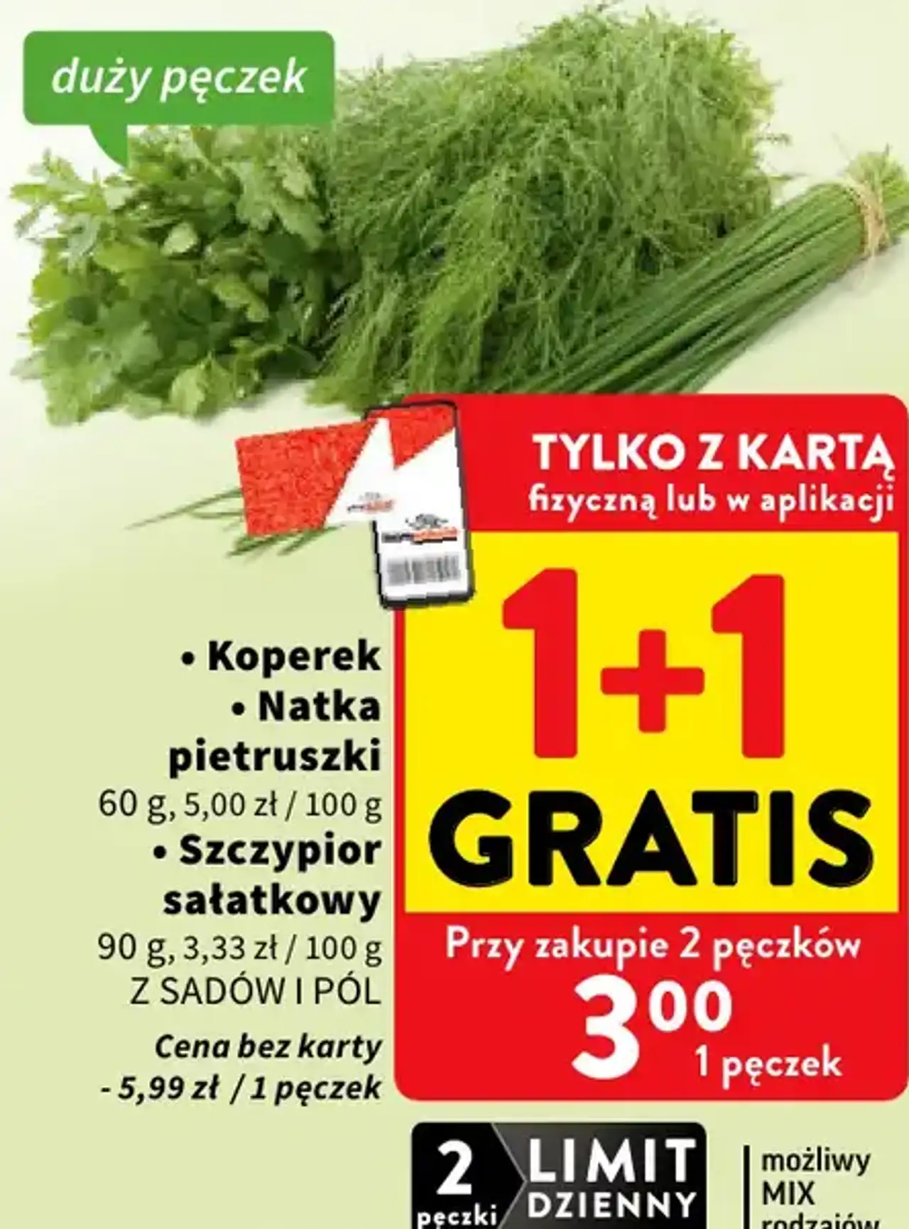 Koperek, Natka pietruszki, Szczypior sałatkowy Z Sadów i Pól