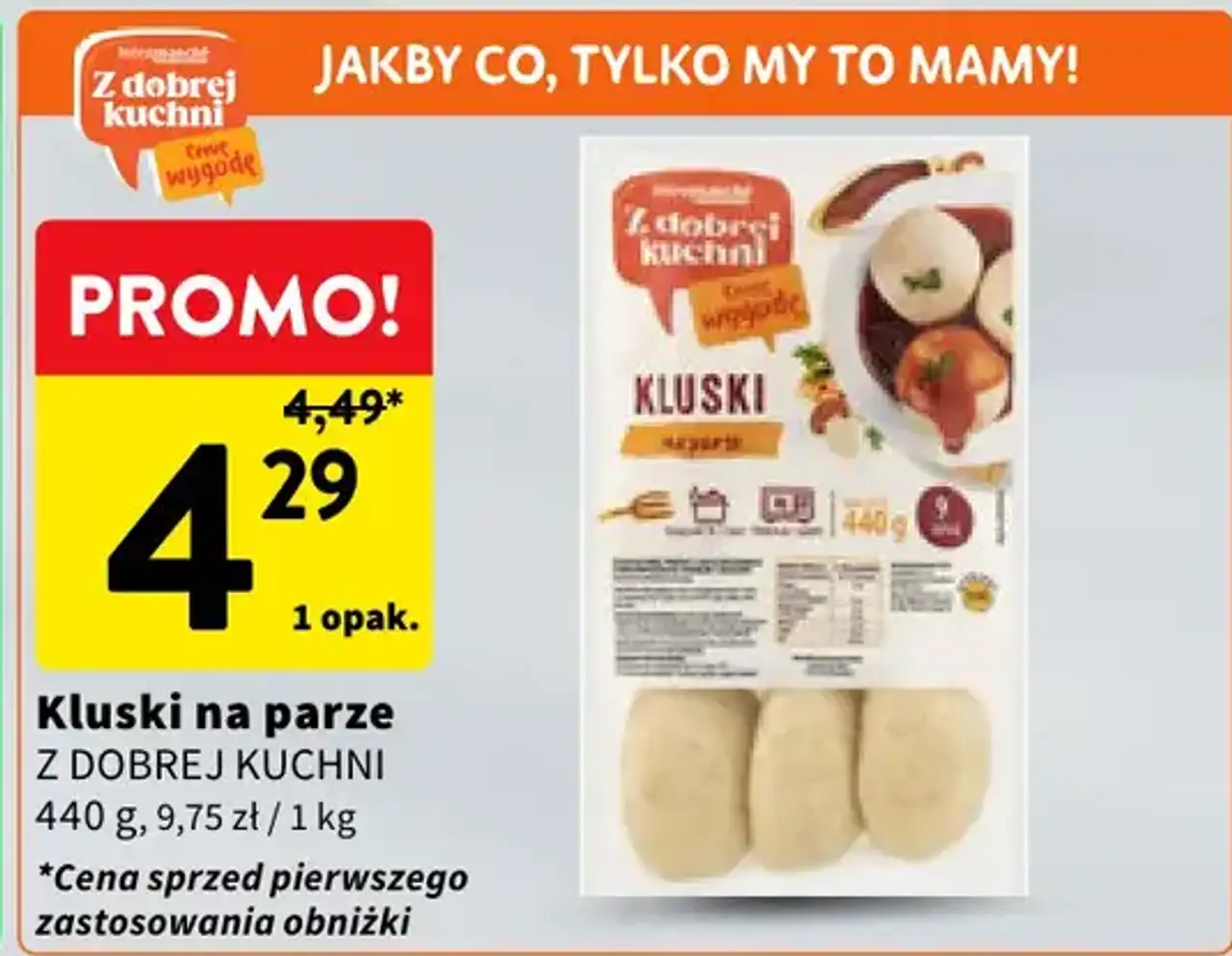 Z dobrej kuchni Kluski na parze