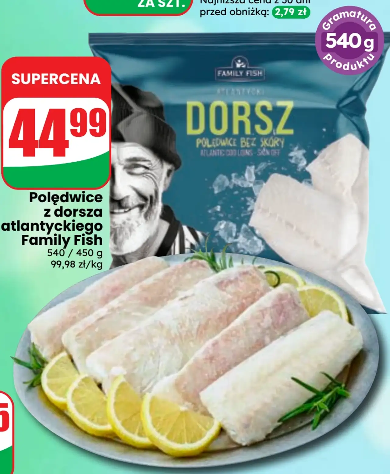Polędwice z dorsza atlantyckiego Family Fish
