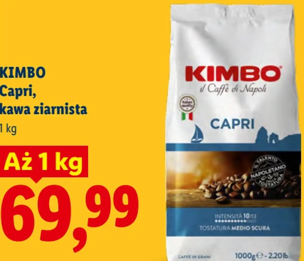Kimbo Capri, kawa ziarnista